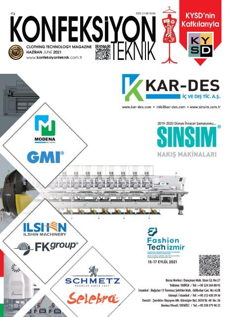 Konfeksiyon Teknik Haziran 2021