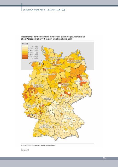 Die private Überschuldung im internationalen Vergleich