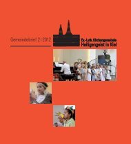 Gemeindebrief 2 - Ev.-Luth. Kirchengemeinde Heiligengeist