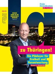 Journal der FDP Fraktion im Thüringer Landtag, Ausgabe 2/21
