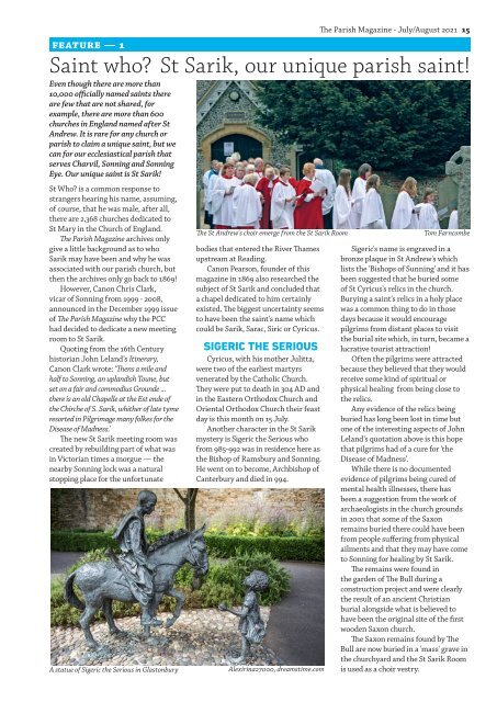 The Parish Magazine July and August 2021