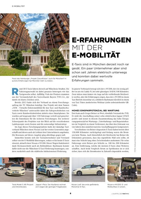 Taxi Times München - 2. Quartal 2021