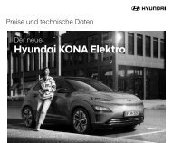 Kona Elektro Stand Mai 2021