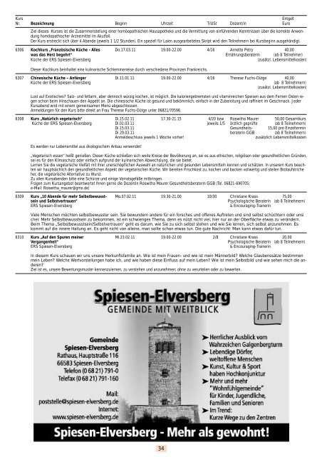 VHS Merchweiler Leiter - Landkreis Neunkirchen