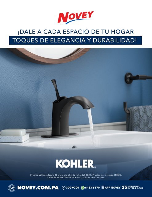 Novey productos Kohler