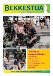 Bekkestua sommeravis juni-juli 2021