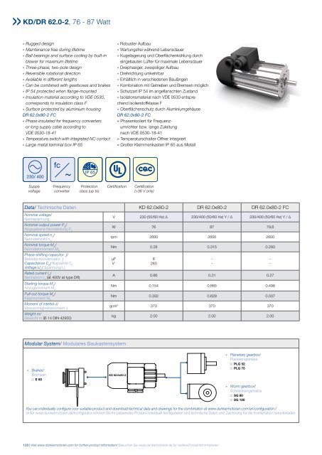 Dunkermotoren Motors Gearboxes and Controllers