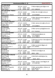 vereinsanschriften Herren 2009-2010 (Seite 23) - NFV-Kreis Gifhorn