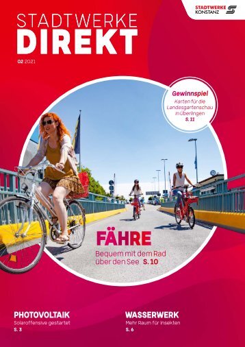 Kundenmagazin Stadtwerke direkt, Ausgabe Juni 2021