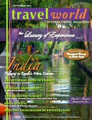 TravelWorld International Magazine, September 2013 Issue