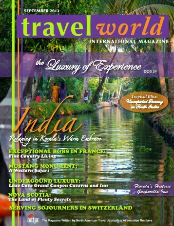 TravelWorld International Magazine, September 2013 Issue