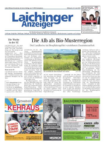 Laichinger Anzeiger 23.06.2021