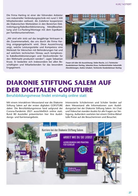 Diakonie im Blick - Sommer 2021