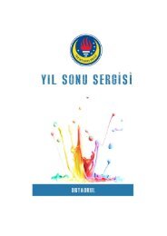 YIL SONU SERGİSİ -ORTAOKUL