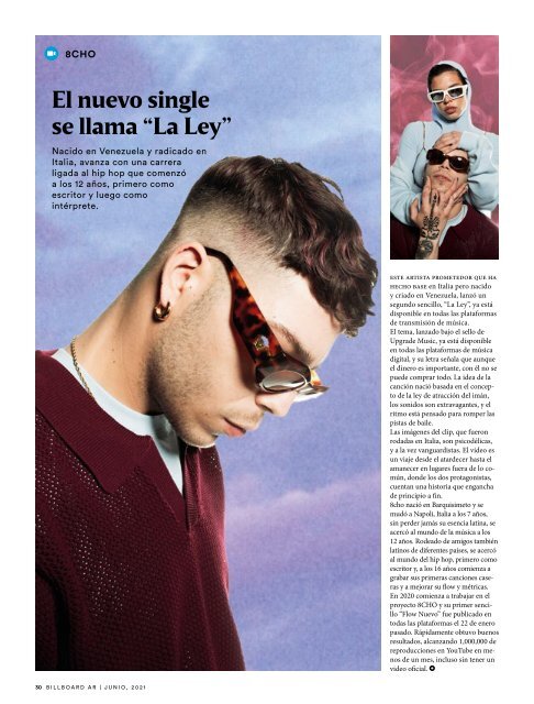 BILLBOARD AR Junio 2021