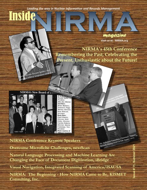 Inside NIRMA Summer 2021 