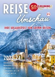 GRIMM REISE Umschau N°4 2022/2023 - September 2022