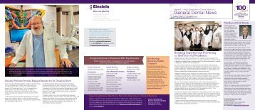 Einstein General Dental Newsletter