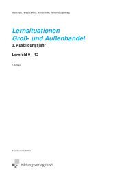 Lernsituationen Groß- und Außenhandel 3 ... - Nelson Thornes