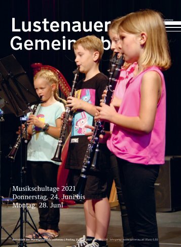 Lustenauer Gemeindeblatt Nr. 25 | Freitag 25. Juni 2021