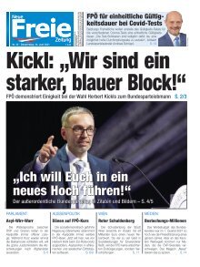 Kickl: „Wir sind ein starker, blauer Block!“
