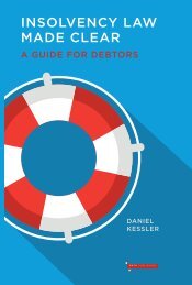 Insolvency Made Clear: A Guide for Debtors