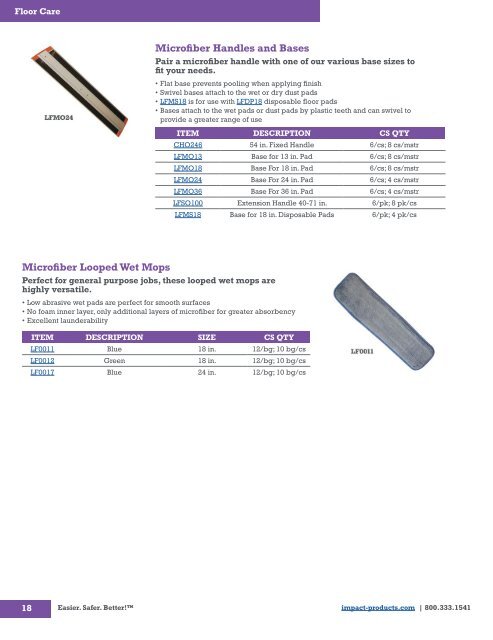 Full Line Catalog - Cleaning