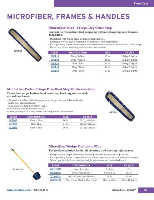 Full Line Catalog - Cleaning