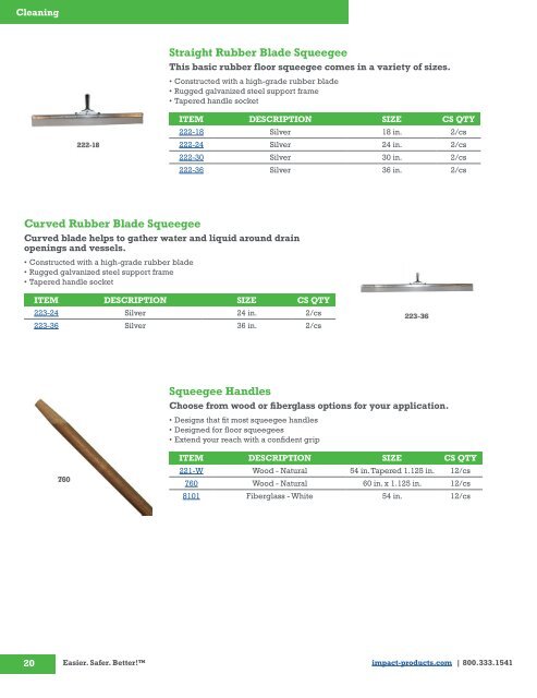 Full Line Catalog - Cleaning