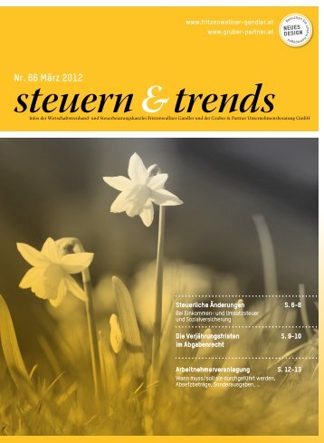 Steuern & Trends 66 - Gruber & Partner Unternehmensberatung ...