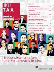 Wir suchen JKU TAX Absolventen - Institut für Finanzrecht ...