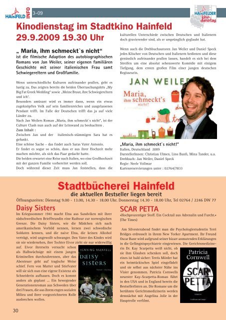 Hainfeld Info 03/2009 - Wir Hainfelder