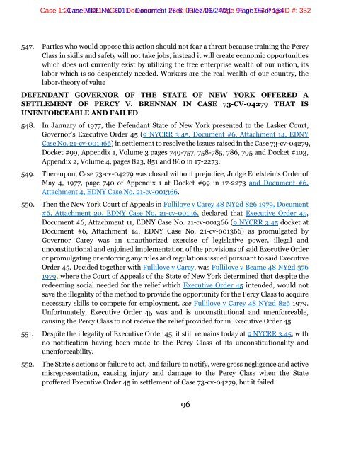 Attachment 6 EDNY Hodge v Cuomo 21-cv-01421 Complaint