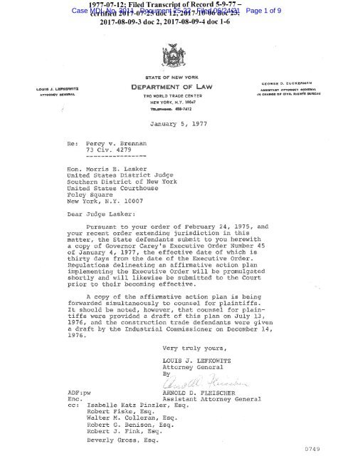 Attachment 22 NYSAG Lefkowitz to Lasker-Present Governers Executive Order Certified 2017-07-25 doc 12 et seq