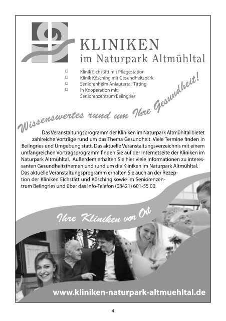 Programm Herbst / Winter 2011 / 2012 Beilngries ... - vhs Beilngries