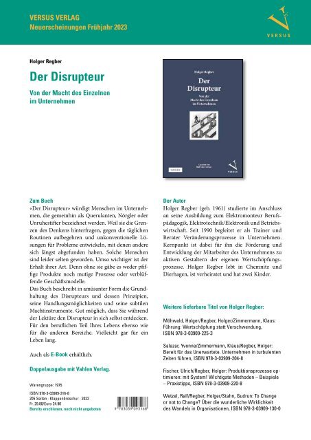 Versus Verlag: Vorschau und Highlights