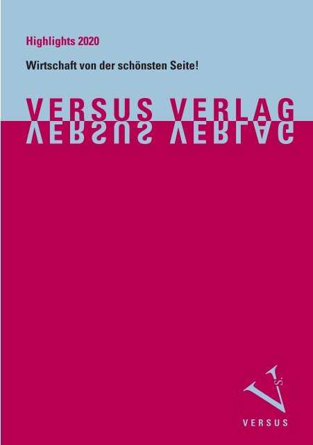 Versus Verlag: Vorschau und Highlights