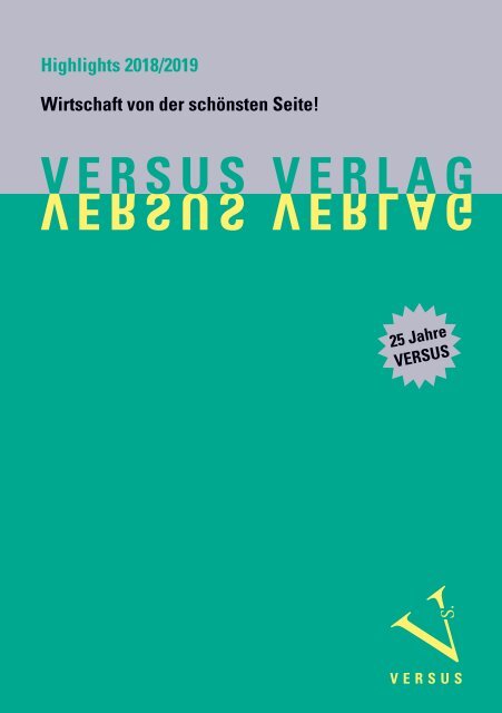 Versus Verlag: Vorschau und Highlights