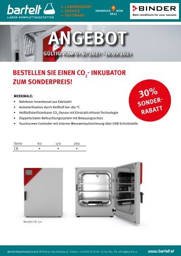 Binder Q3 Quartalsaktion 2021 