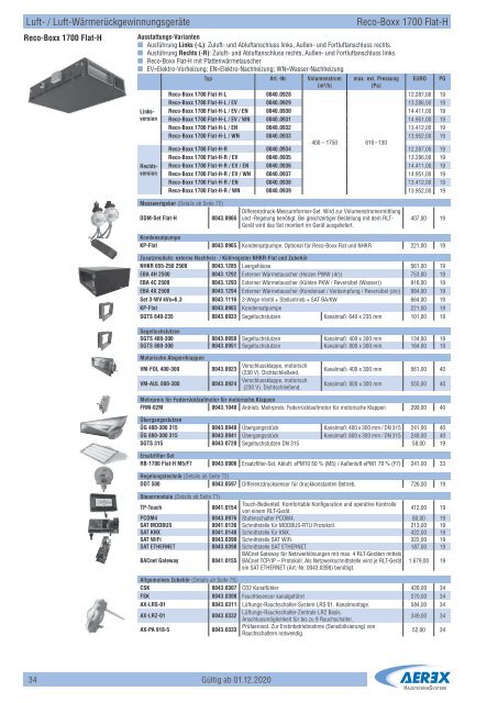 AEREX_Bildpreisliste_Systeme-Geräte-Zubehör_2020-21_DE