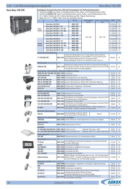 AEREX_Bildpreisliste_Systeme-Geräte-Zubehör_2020-21_DE