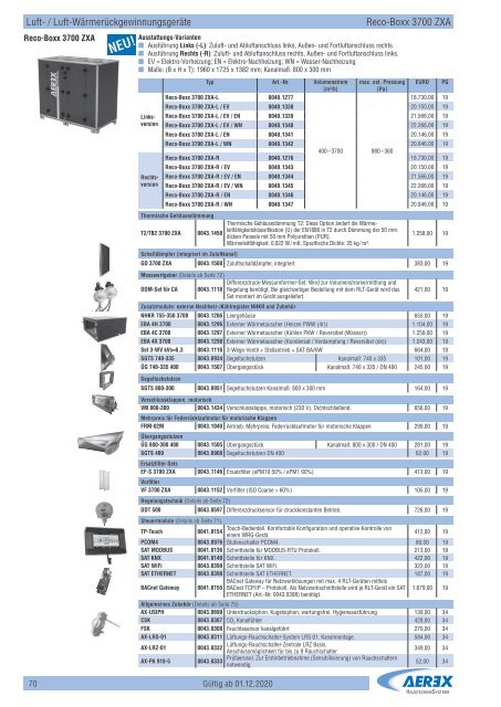 AEREX_Bildpreisliste_Systeme-Geräte-Zubehör_2020-21_DE