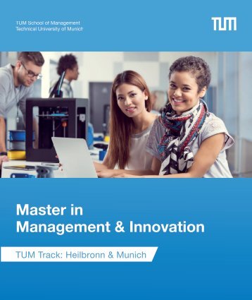 Master in  Management & Innovation - TUM Track: Heilbronn & Munich