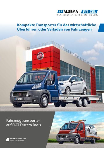 Autotransporter von ALGEMA und FIT-ZEL Professioneller ...