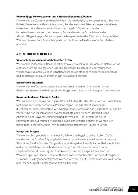 Berlin-Plan der CDU Berlin