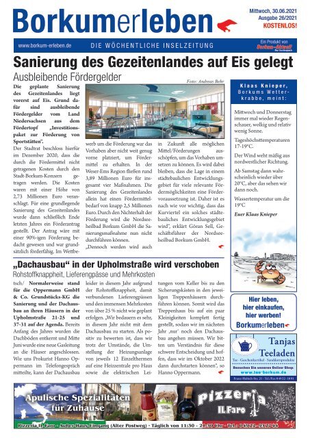 30.06.2021 / Borkumerleben - Die wöchentliche Inselzeitung