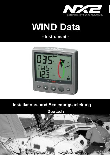 Installations- und Bedienungsanleitung WIND Data - Busse-Yachtshop