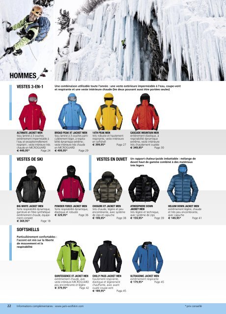 Jack Wolfskin Catalogue Automne Hiver 2012 - FR