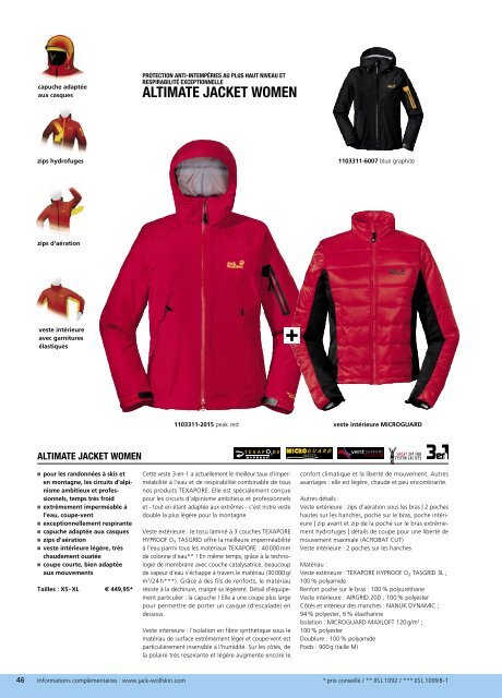 Jack Wolfskin Catalogue Automne Hiver 2012 - FR