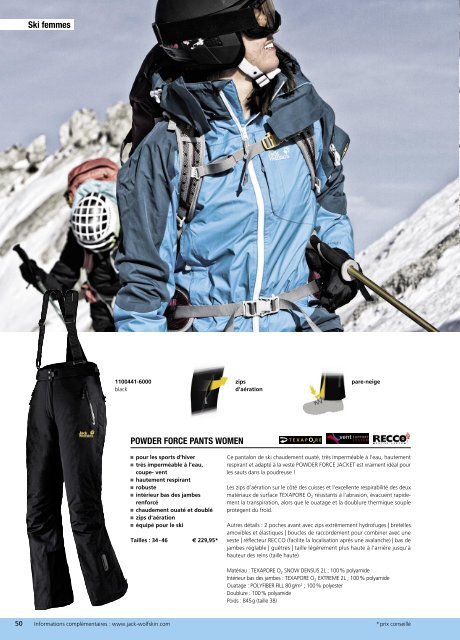 Jack Wolfskin Catalogue Automne Hiver 2012 - FR